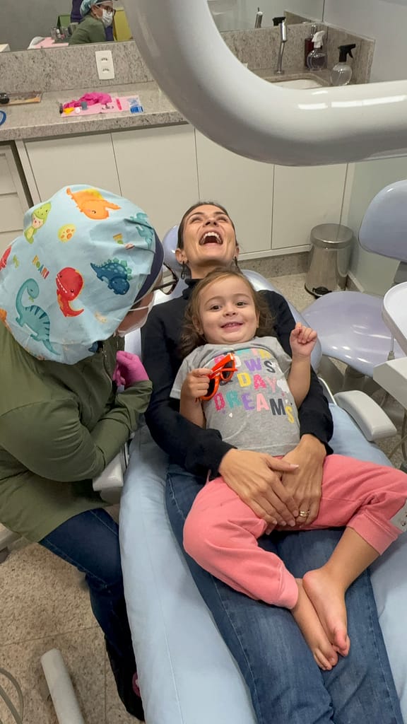 desenvolvimento mordida infantil bebê